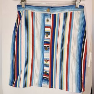 Striped A-line skirt, NWT, size 2, by Brooks Brothers